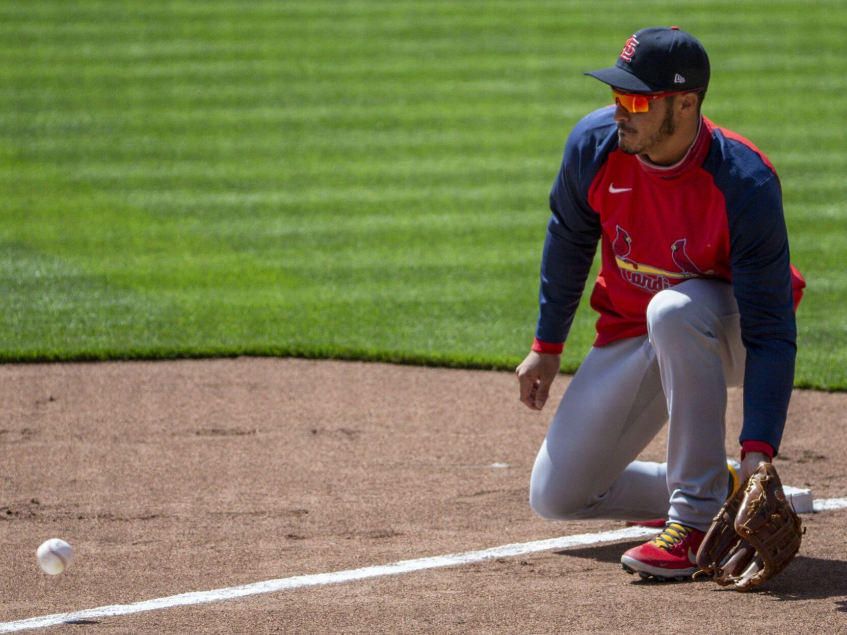 Cardinals hold a team workout ahead of opening day